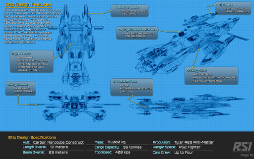 Star Citizen - Star Citizen / Squadron 42. The Vault. Техника. RSI Constellation.